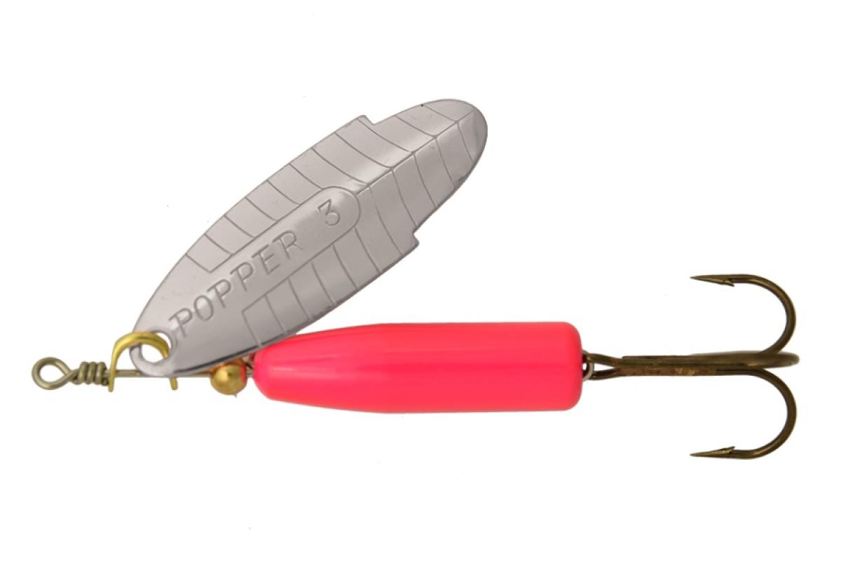 

Блесна вращающаяся Lukris POPPER-L 3 PLATA 15g (cuerpo Fluo Rosado), Popper-L 3