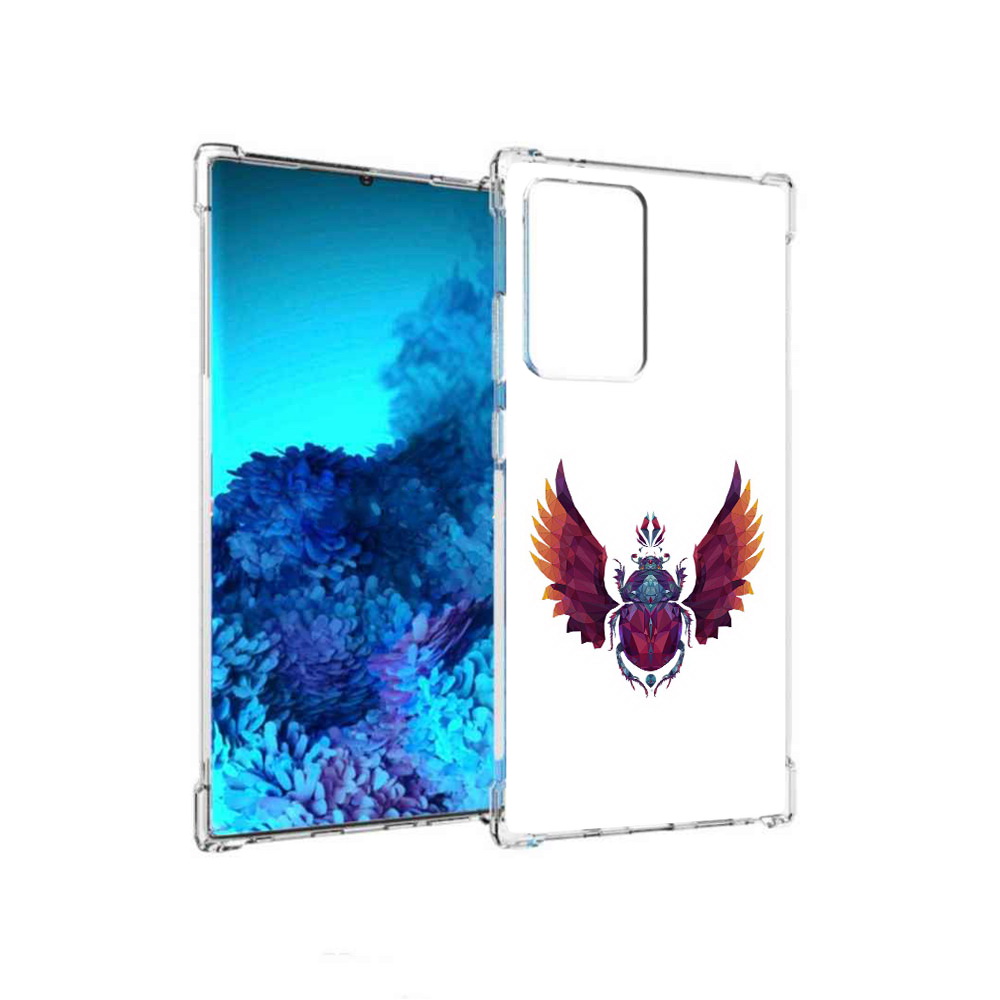 

Чехол MyPads Tocco для Samsung Galaxy Note 20 Ultra алмазный скоробей (PT151896.552.219), Прозрачный, Tocco