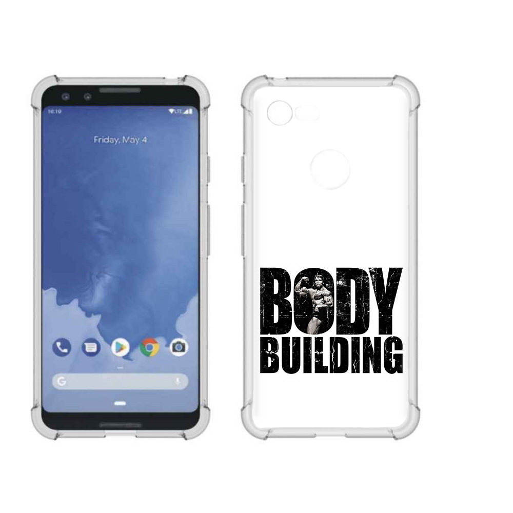 

Чехол MyPads Tocco для Google Pixel 3 Боди Билдинг, Прозрачный, Tocco