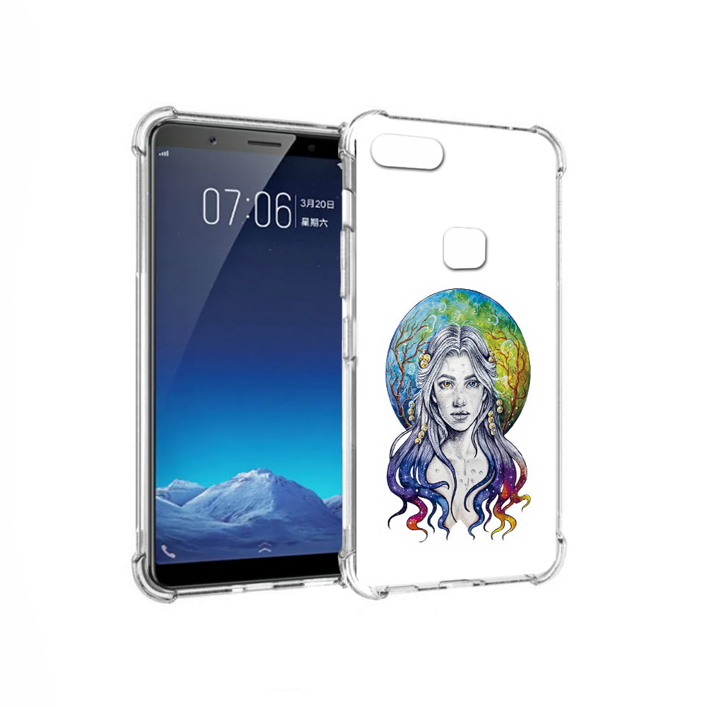 

Чехол MyPads Tocco для Vivo X20 девушка с красивыми волосами (PT108350.433.313), Прозрачный, Tocco