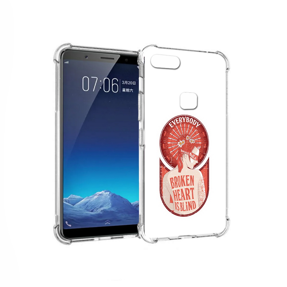 

Чехол MyPads Tocco для Vivo X20 девушка разбитое сердце (PT108350.433.310), Прозрачный, Tocco