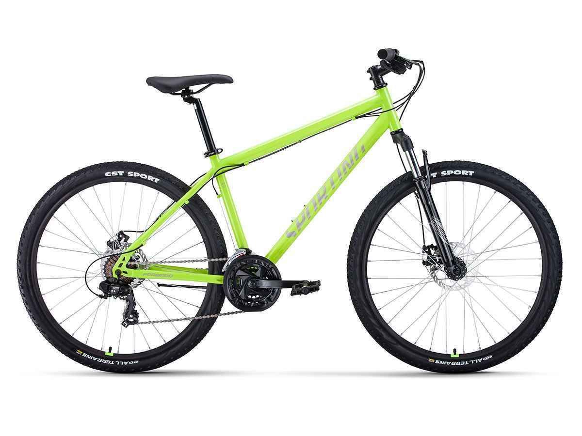 

Велосипед Forward Sporting 27,5 2.0 D 2023 17" зеленый, Sporting 27,5 2.0 D