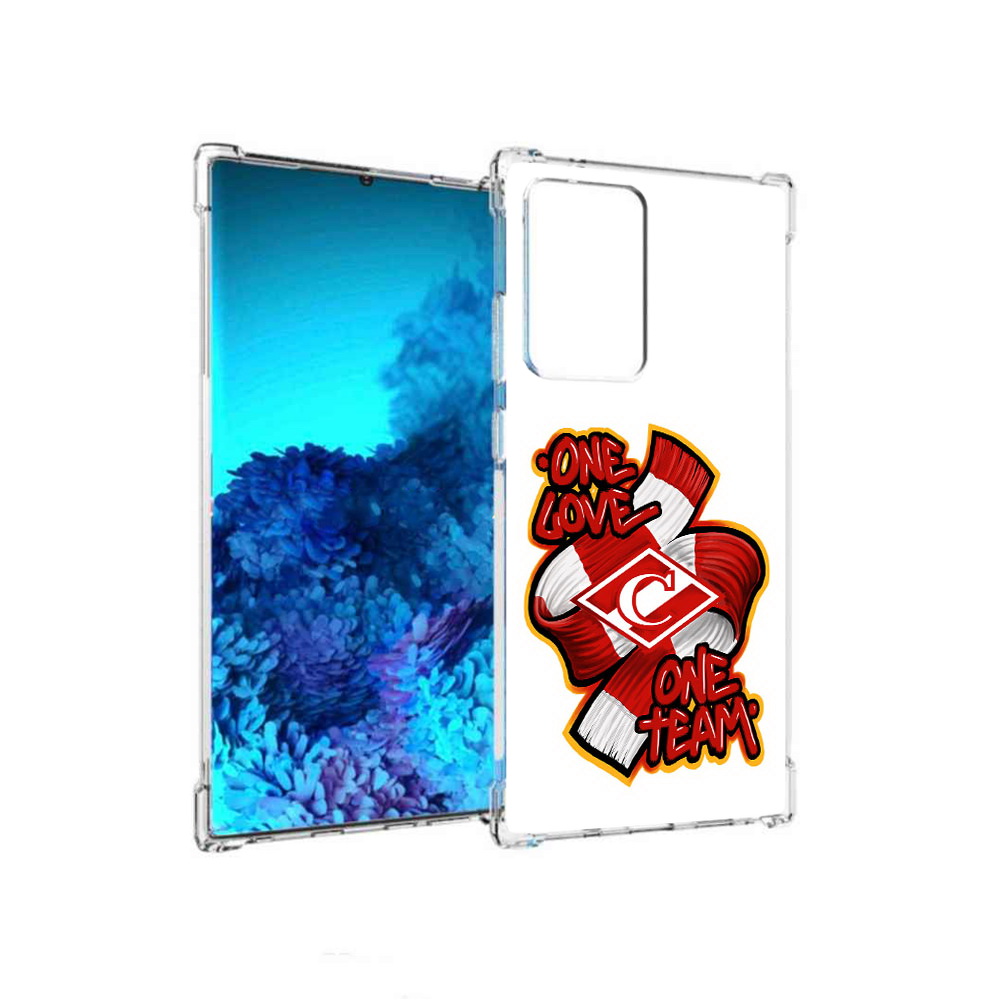 

Чехол MyPads Tocco для Samsung Galaxy Note 20 Ultra ФК спарак 1 любовь (PT151896.552.184), Прозрачный, Tocco