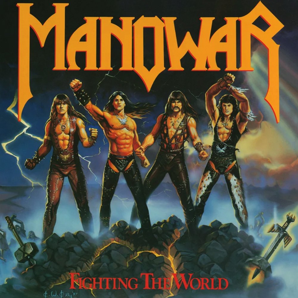 

Manowar Fighting For The World (Translucent Blue) (LP)