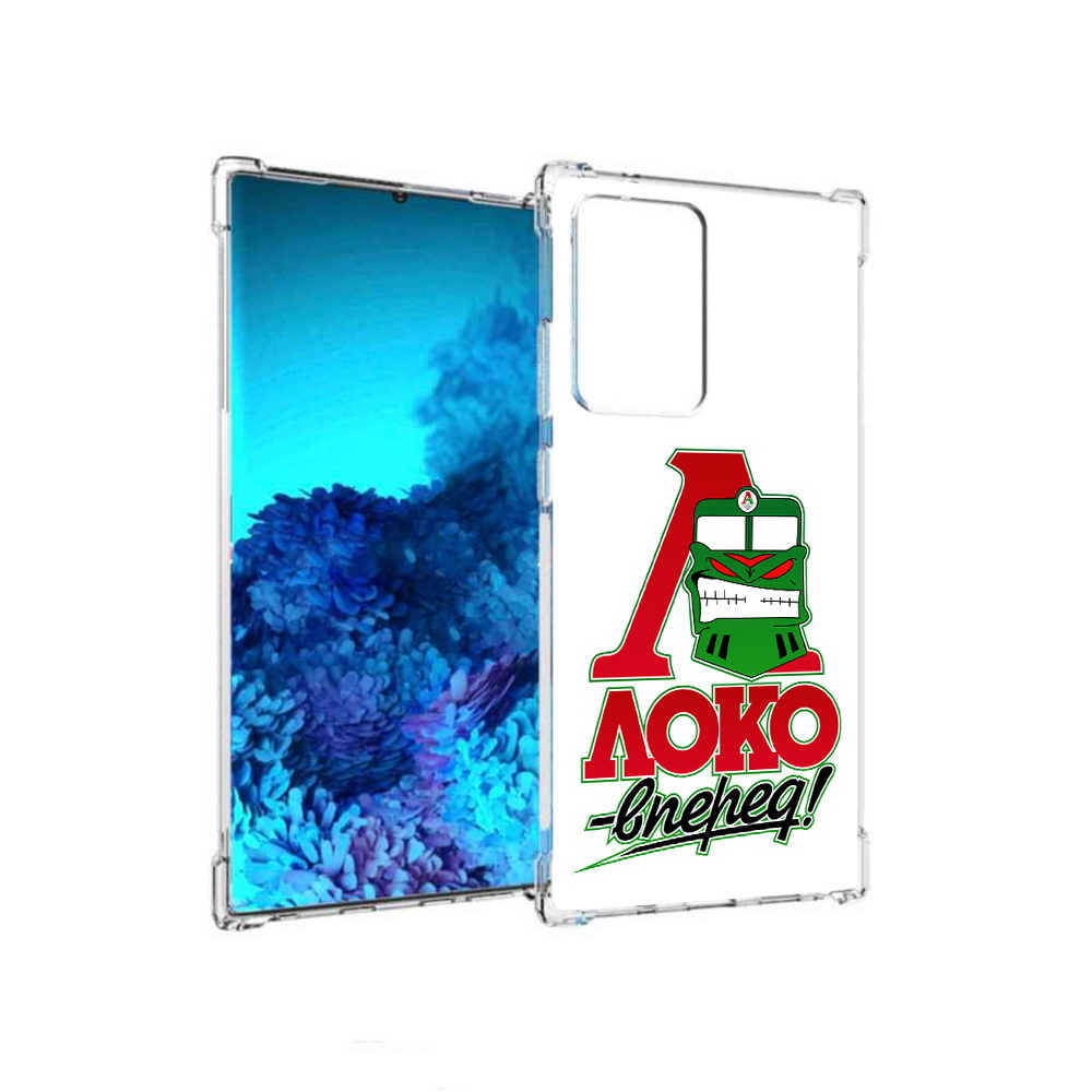 

Чехол MyPads Tocco для Samsung Galaxy Note 20 Ultra ФК локо вперед (PT151896.552.181), Прозрачный, Tocco