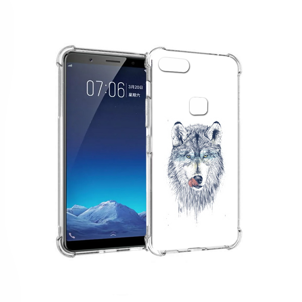 

Чехол MyPads Tocco для Vivo X20 голодгый волк (PT108350.433.292), Прозрачный, Tocco