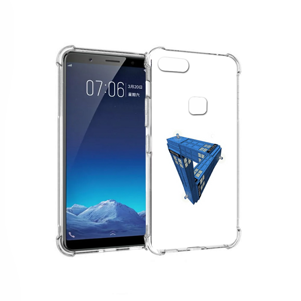 

Чехол MyPads Tocco для Vivo X20 головолока абстракция (PT108350.433.291), Прозрачный, Tocco