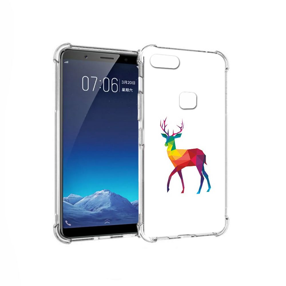 

Чехол MyPads Tocco для Vivo X20 геометрический олень (PT108350.433.286), Прозрачный, Tocco