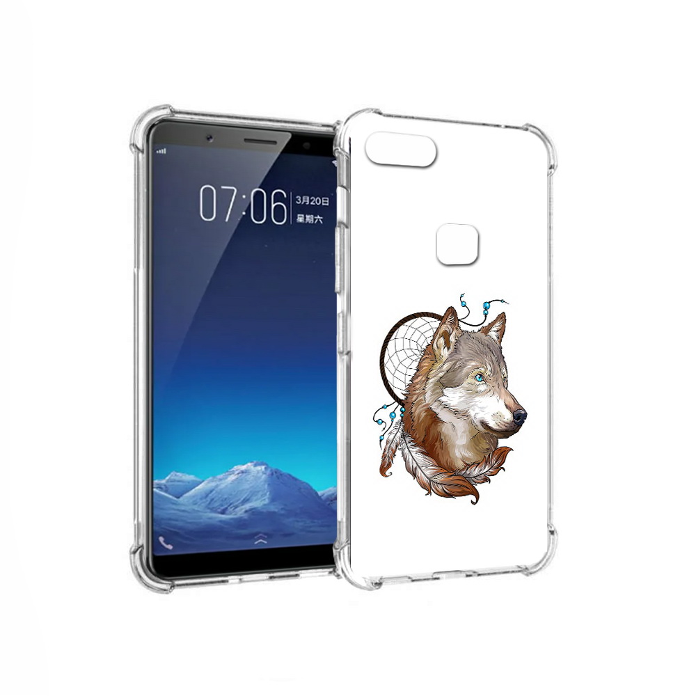 Чехол MyPads Tocco для Vivo X20 волк и ловец снов (PT108350.433.269)