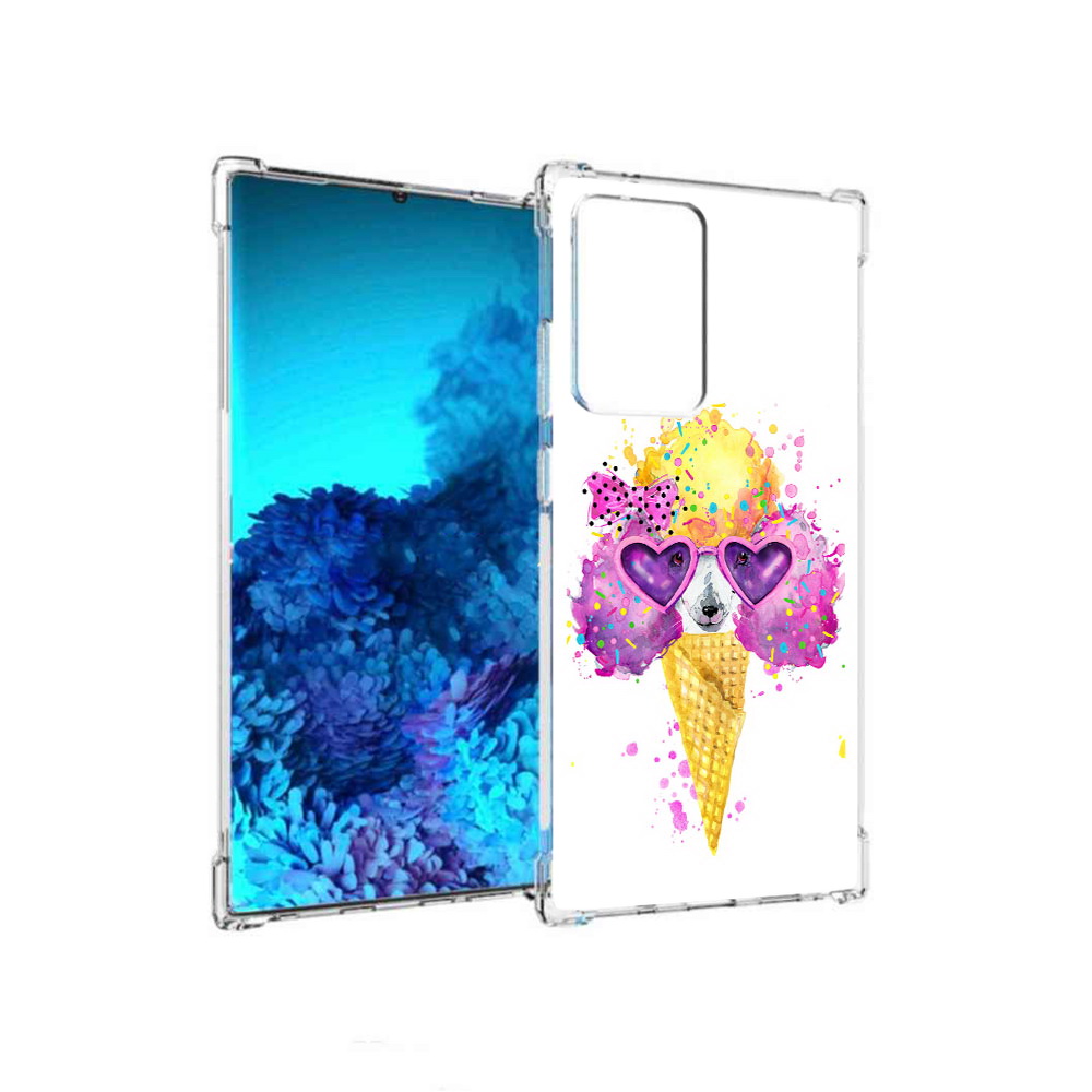 

Чехол MyPads Tocco для Samsung Galaxy Note 20 Ultra Рожок (PT151896.552.146), Прозрачный, Tocco