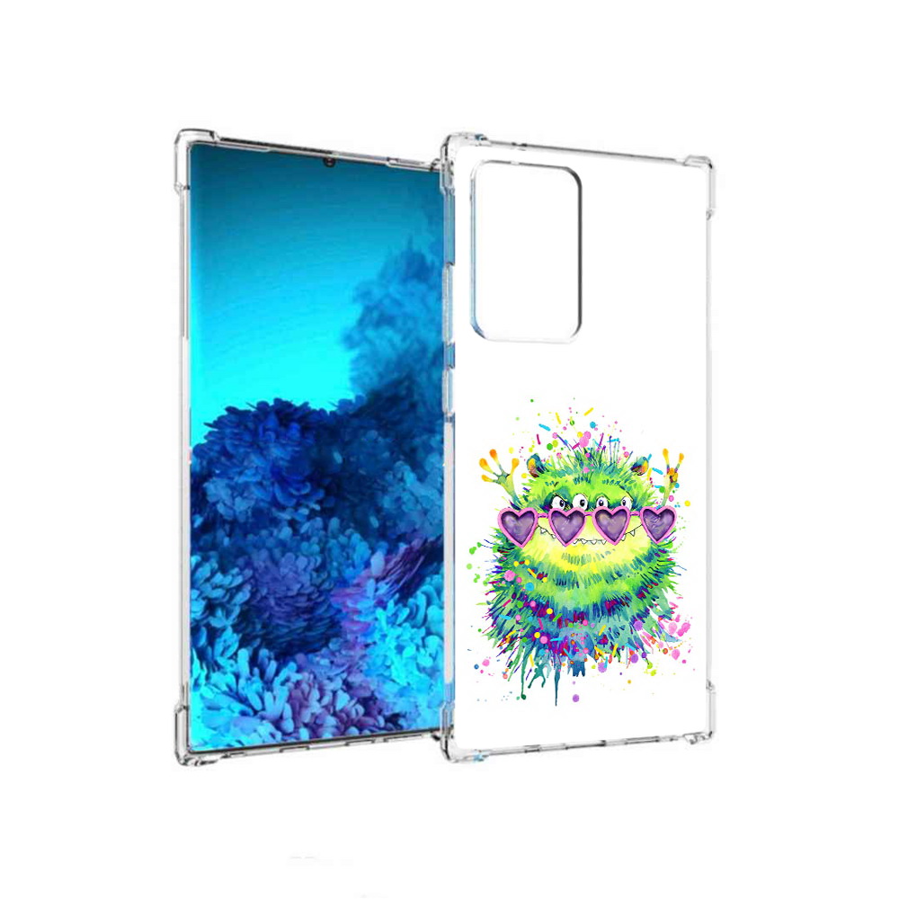 

Чехол MyPads Tocco для Samsung Galaxy Note 20 Ultra Пушистый персонаж (PT151896.552.142), Прозрачный, Tocco