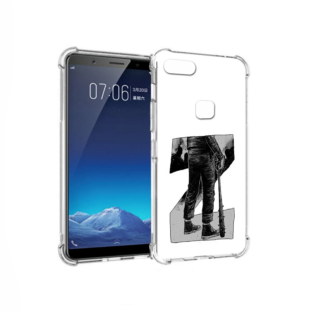 

Чехол MyPads Tocco для Vivo X20 воин черно белый (PT108350.433.265), Tocco
