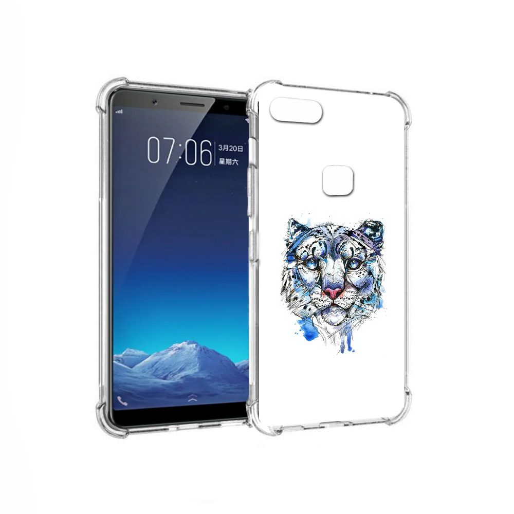 

Чехол MyPads Tocco для Vivo X20 водяной тигр (PT108350.433.263), Прозрачный, Tocco