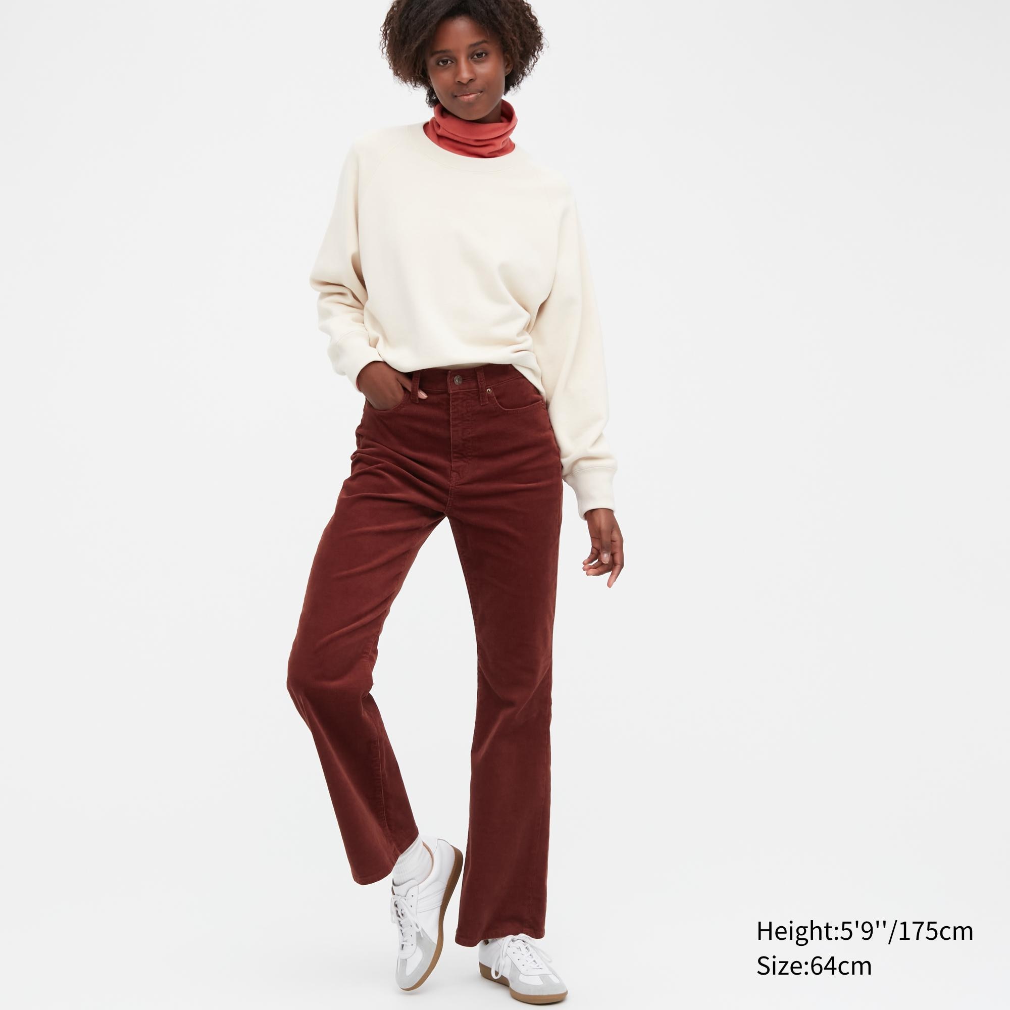 

Брюки женские UNIQLO 453886COL37 бордовые 30 (доставка из-за рубежа), 453886COL37
