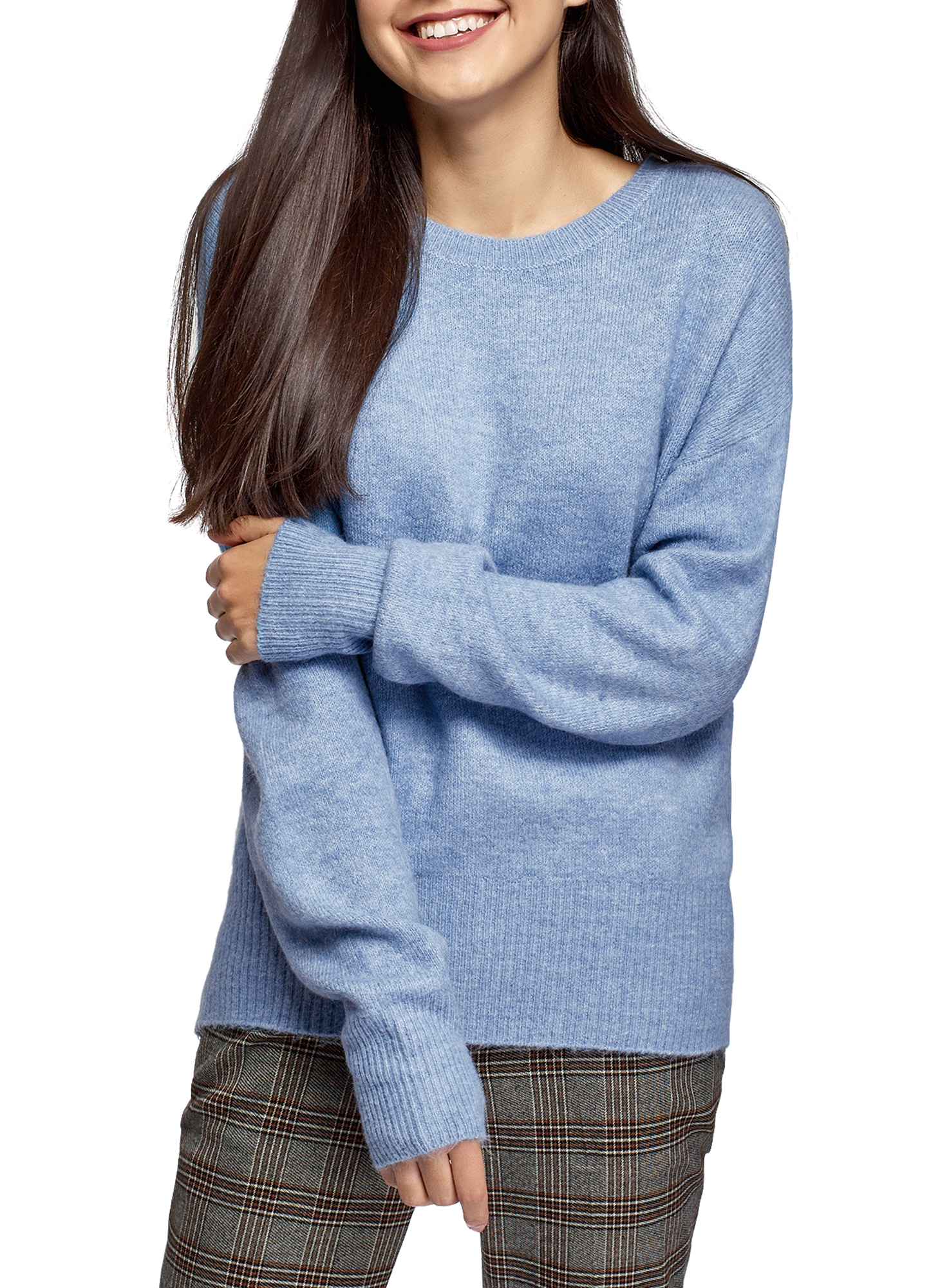 

Джемпер женский oodji 63807366 синий 2XL, 63807366