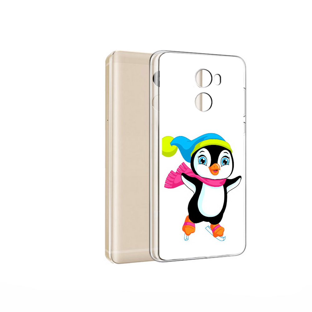 

Чехол MyPads Tocco для Xiaomi Redmi 4 Pro пингвин на коньках (PT47305.303.540), Прозрачный, Tocco