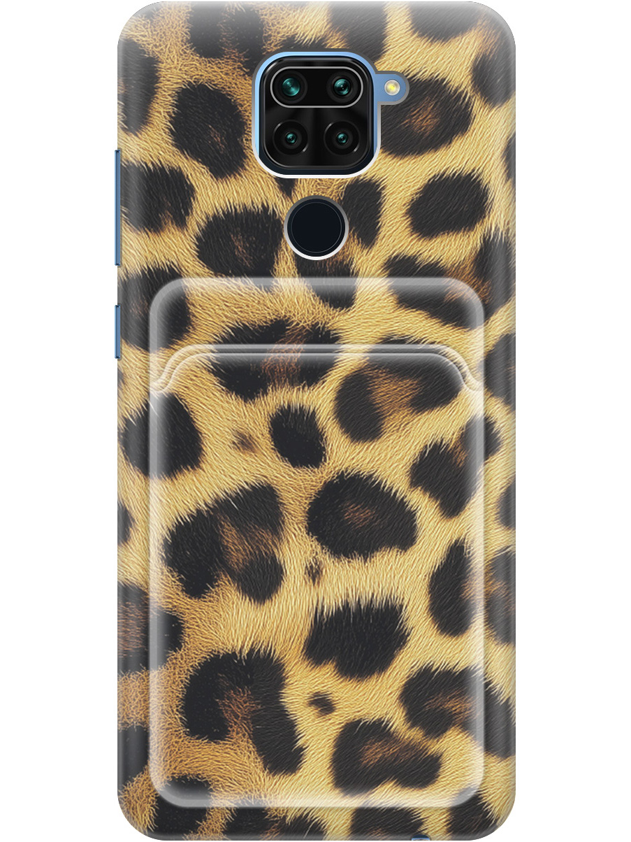 

Силиконовый чехол на Xiaomi Redmi Note 9 с принтом с карманом для карты 828603, Прозрачный;желтый;черный, 723101332