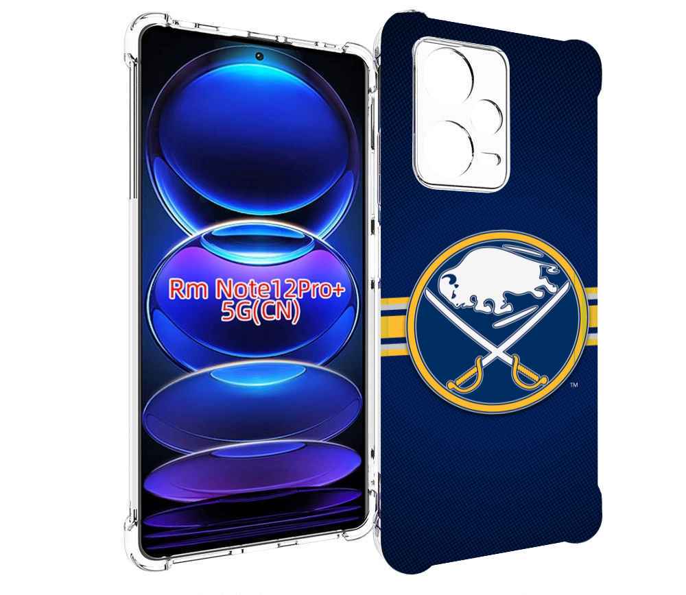 

Чехол MyPads Buffalo Sabres для Xiaomi Redmi Note 12 Pro + Plus, Прозрачный, Tocco