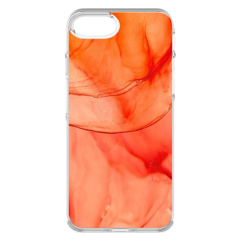 фото Чехол-накладка krutoff clear case абстракт оранж для iphone 6s