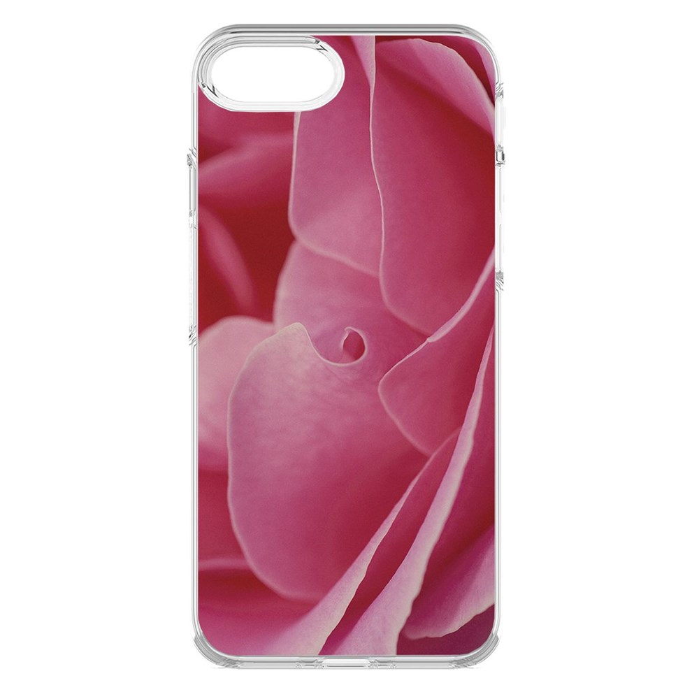 

Чехол-накладка Krutoff Clear Case Лепестки для iPhone 6, Прозрачный