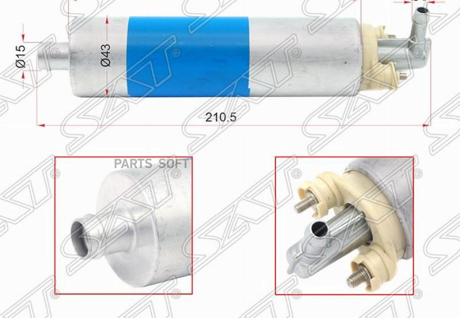 

Топливный Насос Mercedes W124/W140/W163/W202/W210/W220/W461 Sat арт. ST-FP19