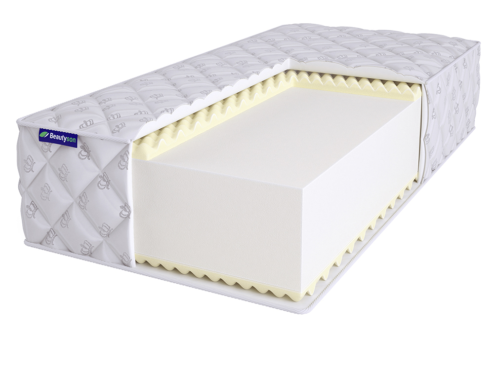 

Матрас BeautySon FOAM 21 Massage Double 125х200, Белый, FOAM 21 Massage Double
