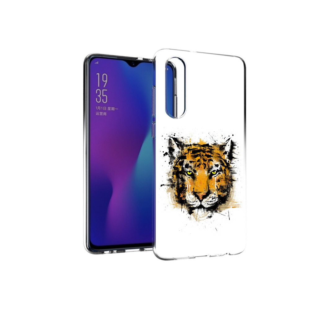 

Чехол MyPads Tocco для Huawei P30 тигруля, Прозрачный, Tocco