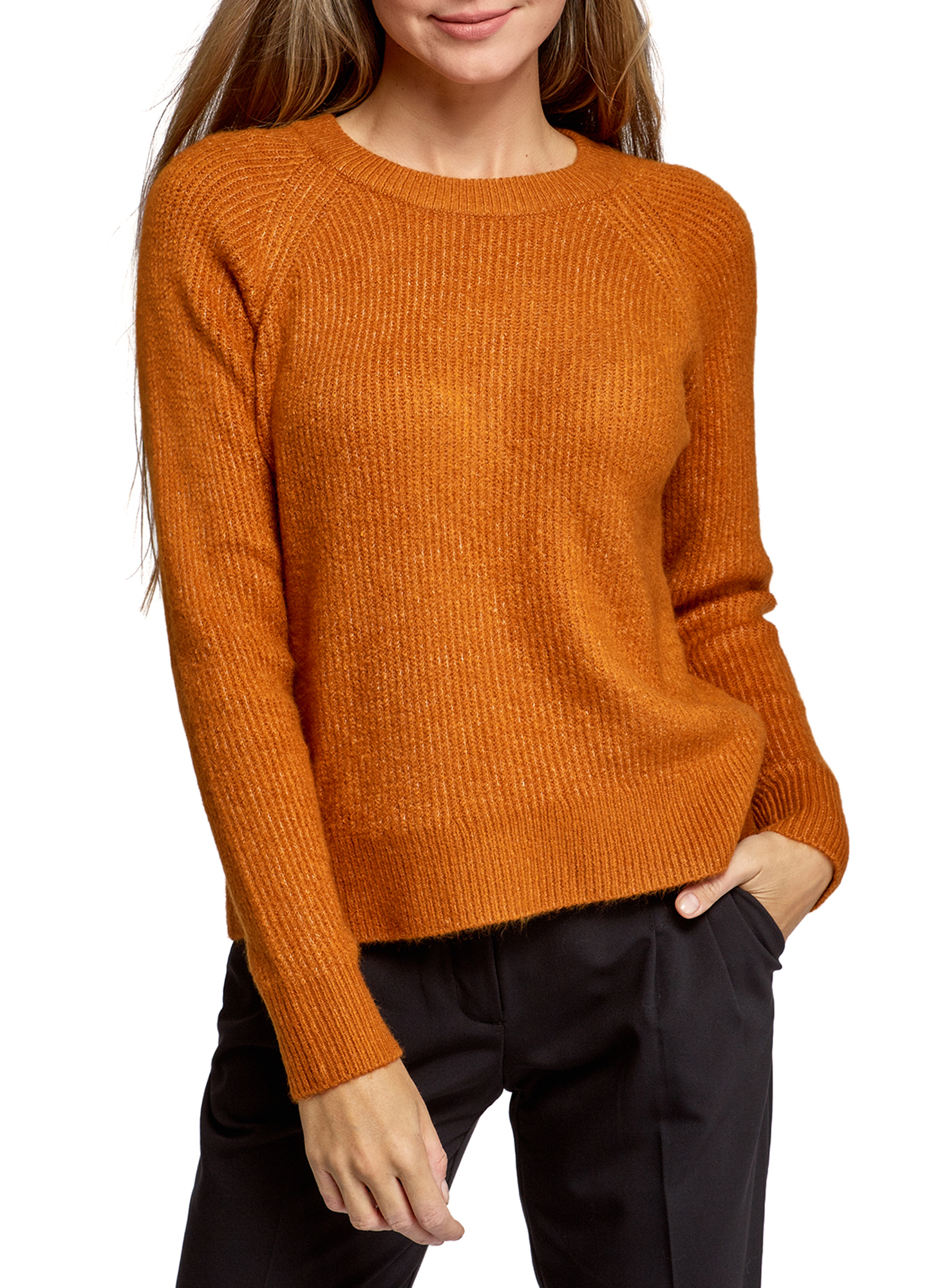 

Джемпер женский oodji 63807335-2 красный 2XL, 63807335-2