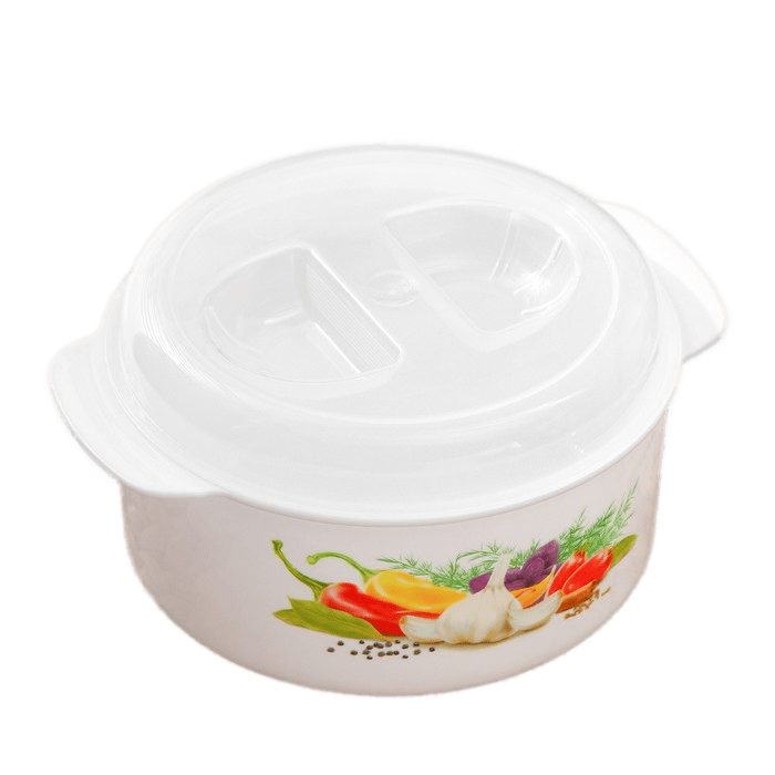 

Кастрюля для СВЧ-печи, 0,7 л, цвет МИКС