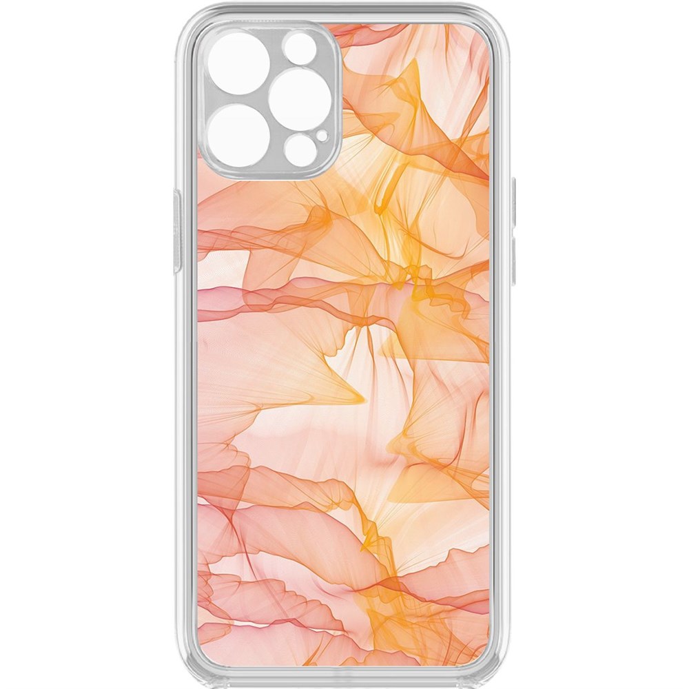 

Чехол-накладка Krutoff Clear Case Абстракт 7 для iPhone 12 Pro с защитой камеры
