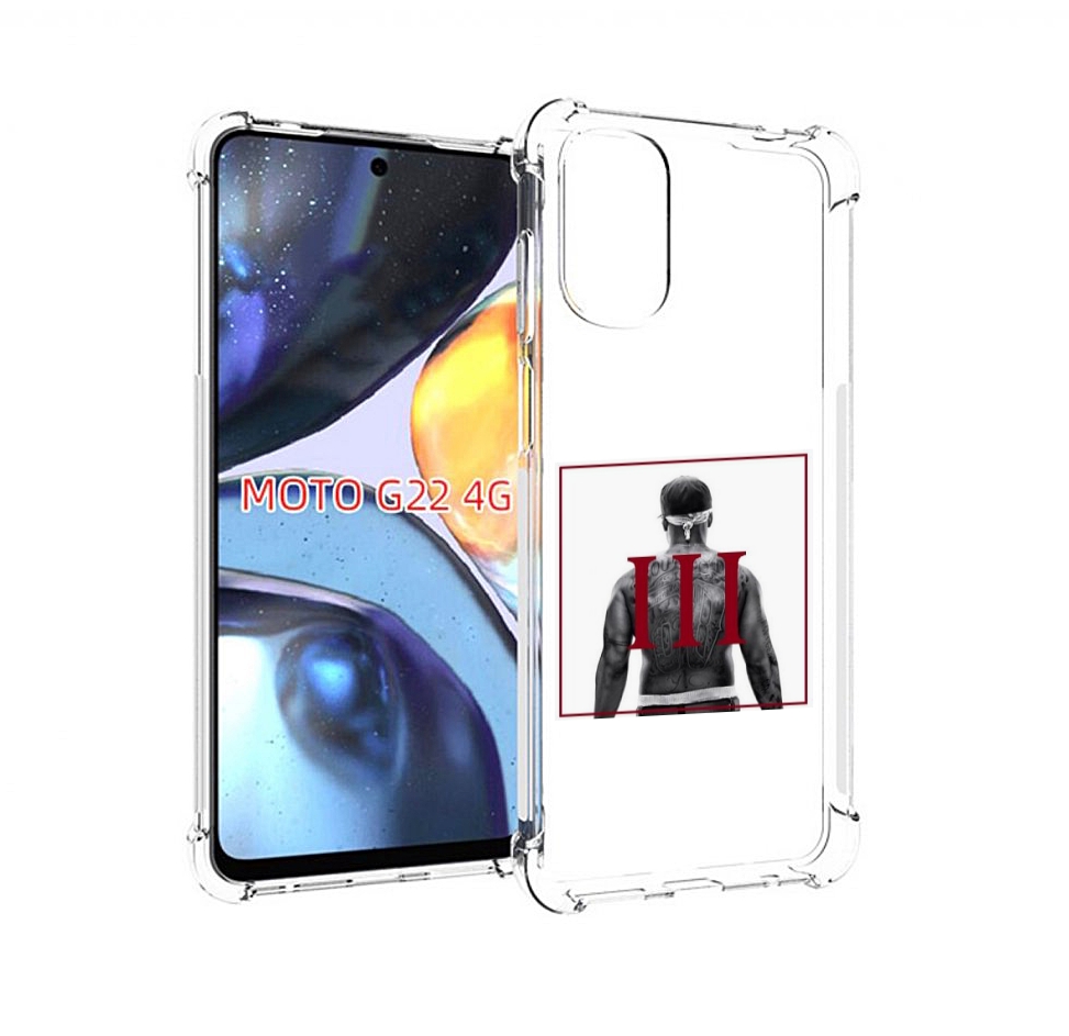 

Чехол MyPads 50 Cent - Straight Outta The Hood III для Motorola Moto G22 4G, Прозрачный, Tocco