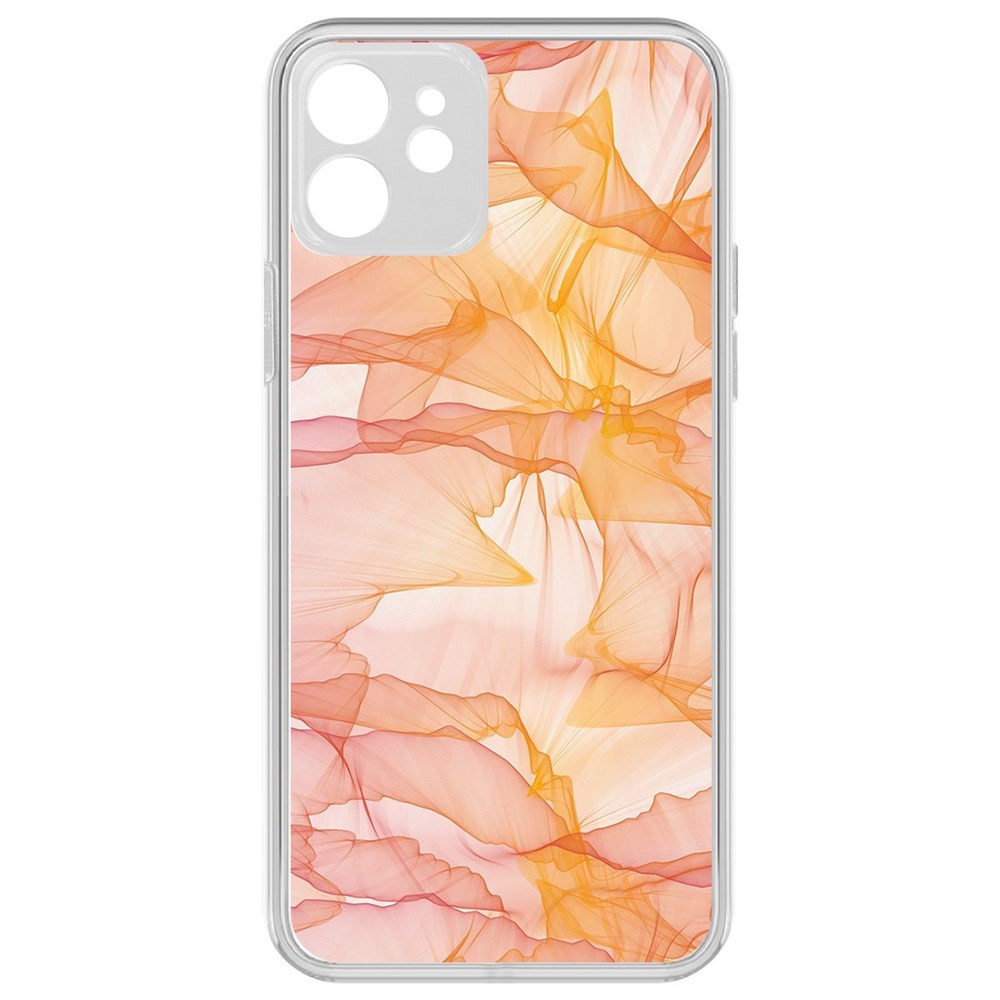 

Чехол-накладка Krutoff Clear Case Абстракт 7 для iPhone 12 с защитой камеры