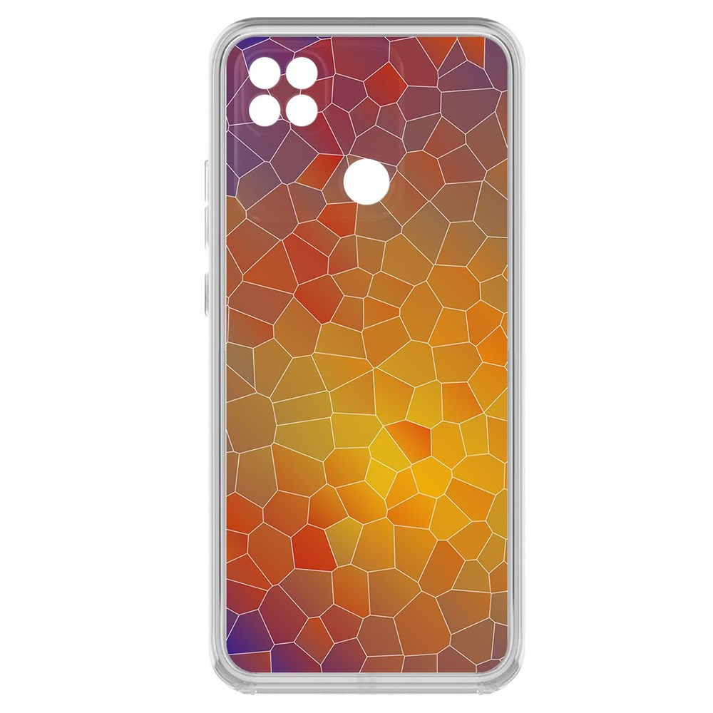 

Чехол-накладка Krutoff Clear Case Витраж 1 для Xiaomi Redmi 10A, Прозрачный