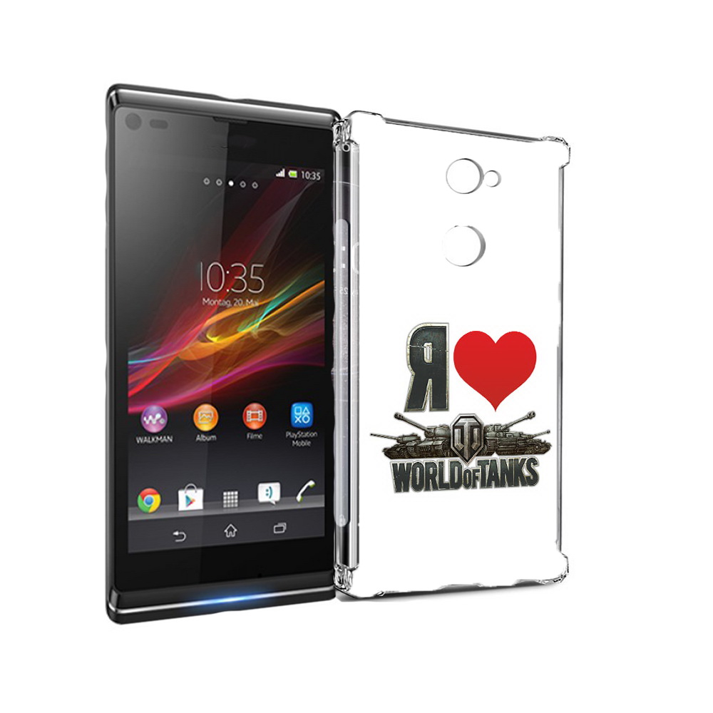 

Чехол MyPads Tocco для Sony Xperia L2 я люблю ворлд оф танк (PT99662.233.702), Прозрачный, Tocco