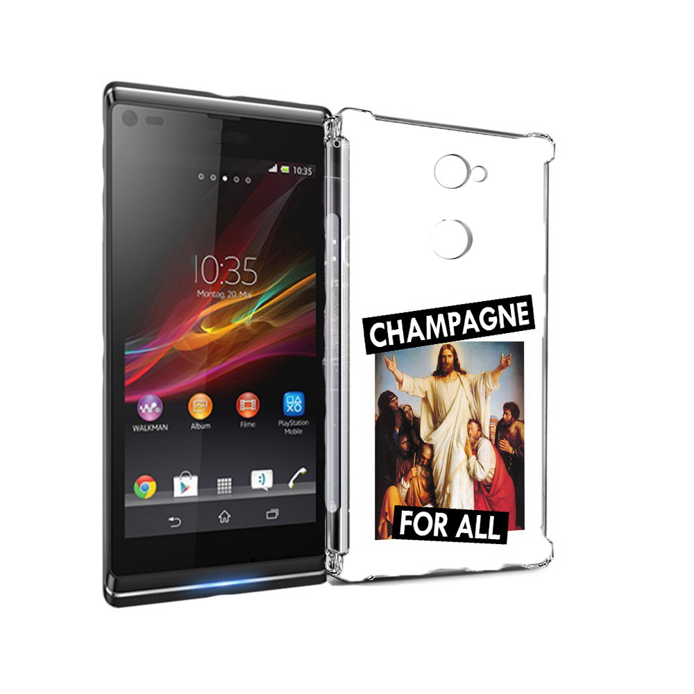 

Чехол MyPads Tocco для Sony Xperia L2 шампанское (PT99662.233.697), Прозрачный, Tocco