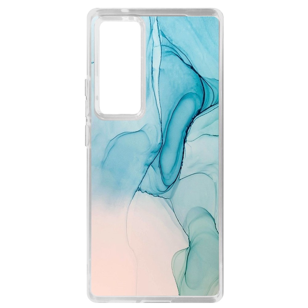 

Чехол-накладка Krutoff Clear Case Абстракт разводы для Vivo X60 Pro, Прозрачный