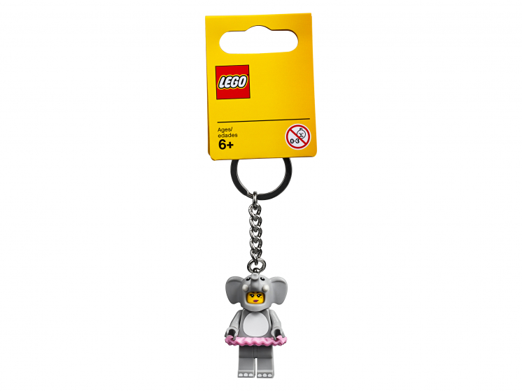 брелок LEGO 853905 Девочка в костюме слонёнка