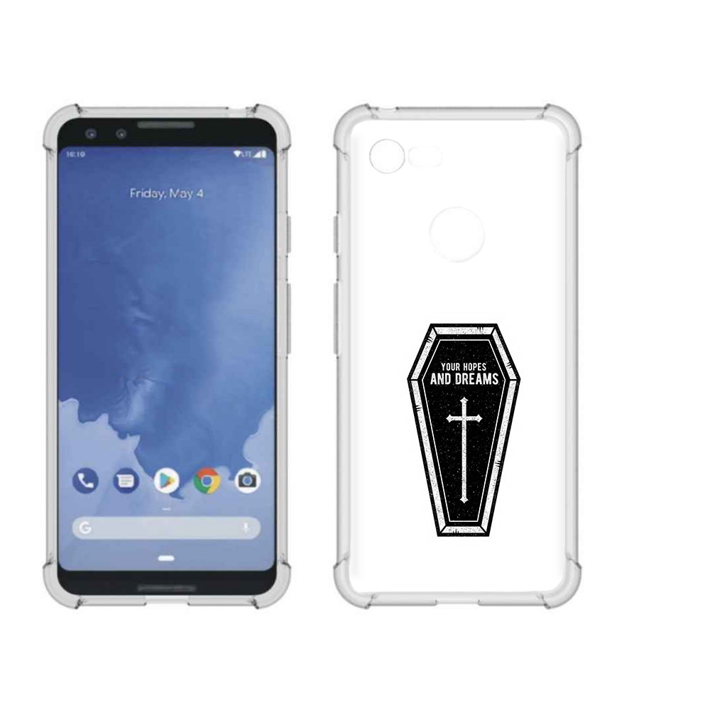 

Чехол MyPads Tocco для Google Pixel 3 гроб с мечтами, Прозрачный, Tocco