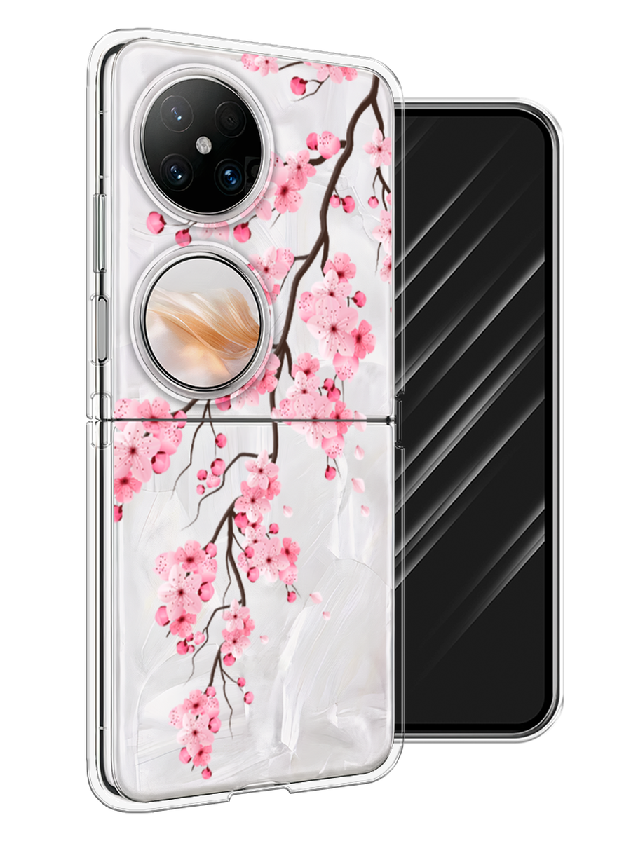 

Чехол Awog на Huawei Pocket 2 "Розовая сакура", Розовый;белый;коричневый, 6123850-1