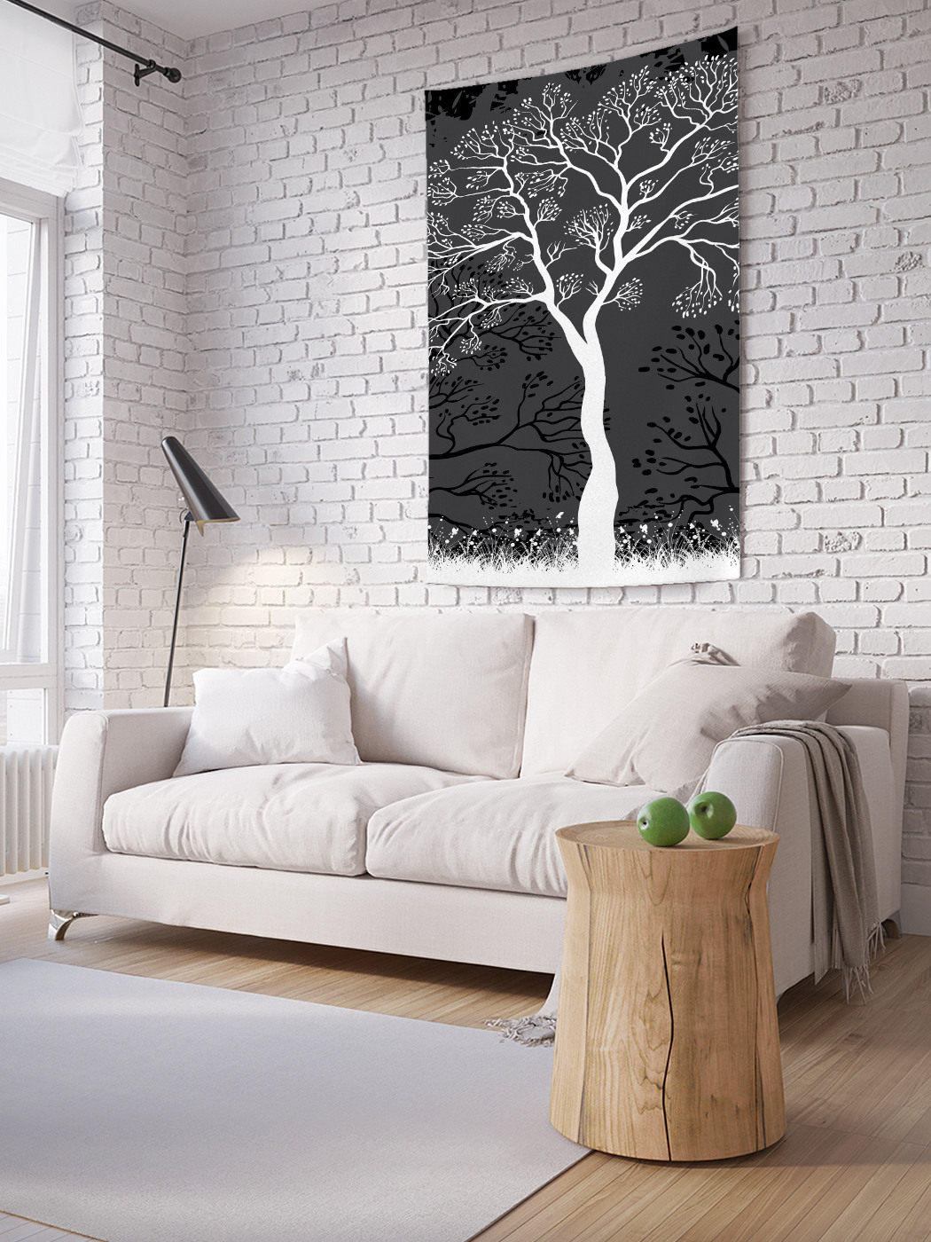 

Вертикальное фотопанно на стену JoyArty Дерево фантом 150x200 см, Дерево фантом