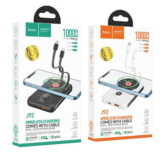 

Внешний аккумулятор HOCO (J92) Path 10000mAh (PD3.0/QC3.0/FCP/AFC) (белый), 1773