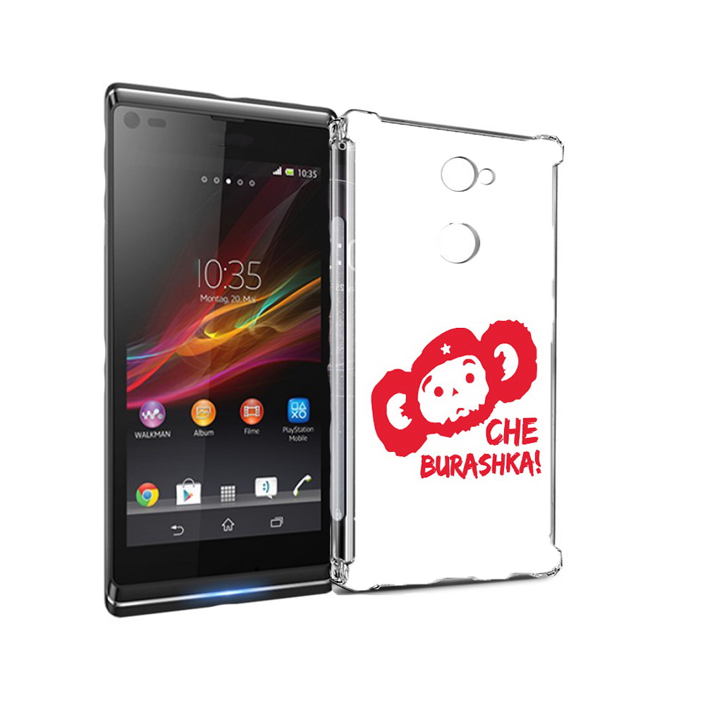 

Чехол MyPads Tocco для Sony Xperia L2 чебурашка (PT99662.233.672), Прозрачный, Tocco