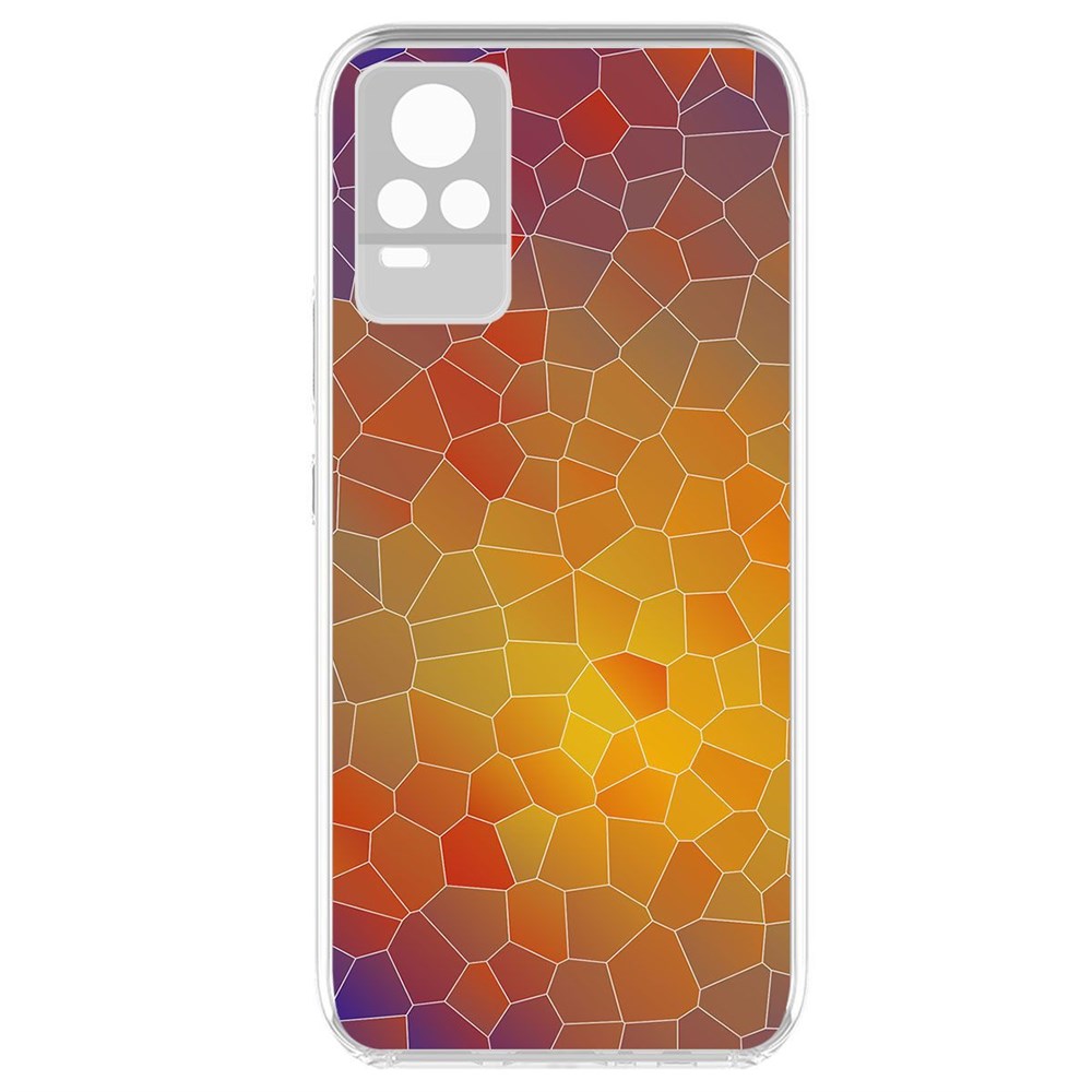 

Чехол-накладка Krutoff Clear Case Витраж 1 для Vivo V21e