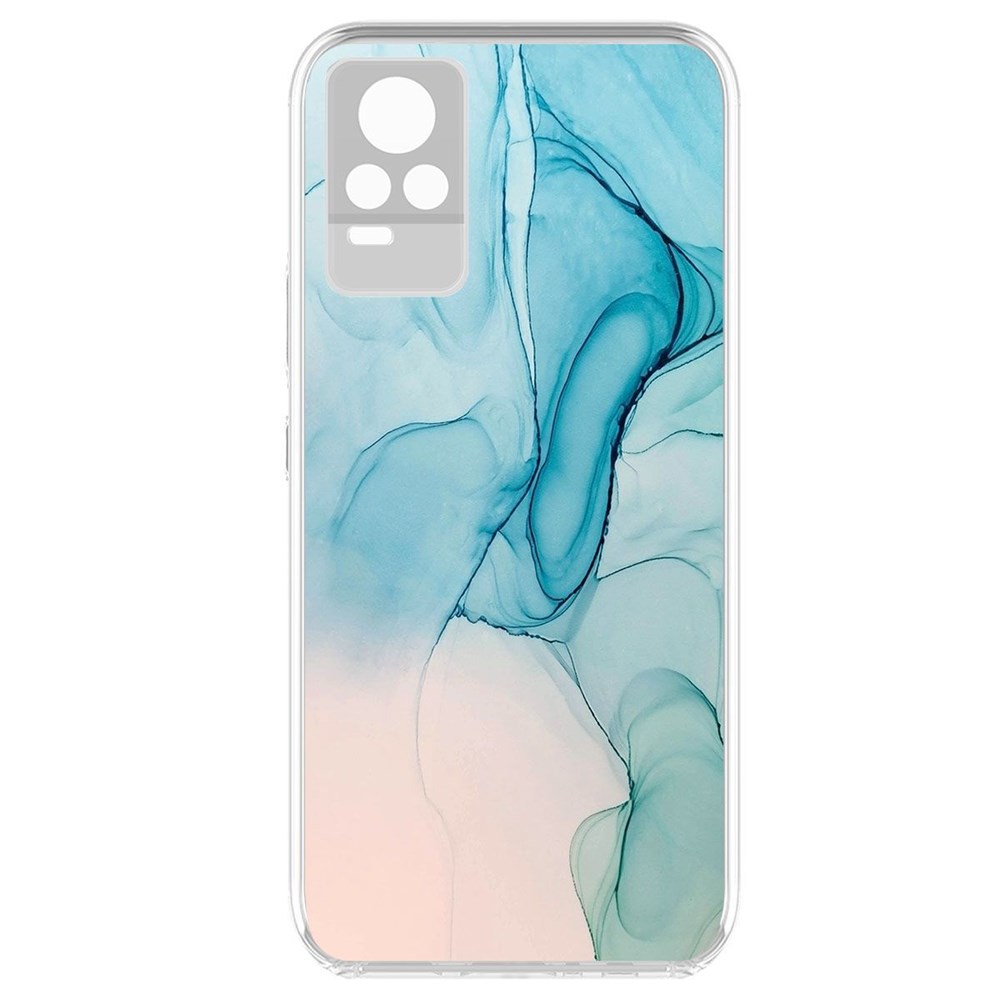 

Чехол-накладка Krutoff Clear Case Абстракт разводы для Vivo V21e