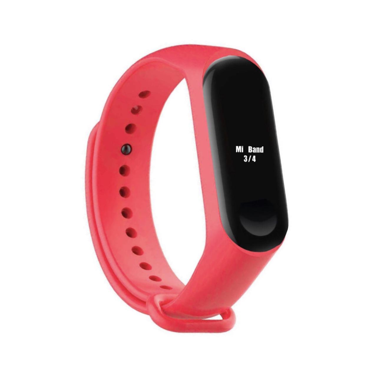 фото Ремешок r1a accsessories для фитнес-браслета xiaomi mi band 3 / 4 красный