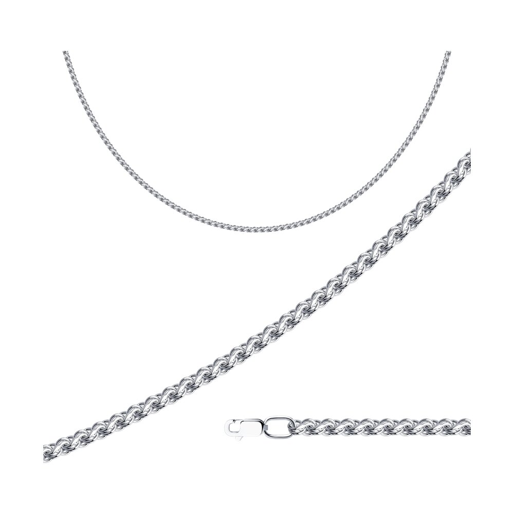

Цепочка из серебра 50 см Diamant 96-180-10060-1, 96-180-10060-1