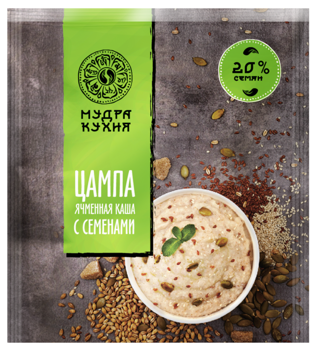 

Каша ячменная Мудра кухня Цампа с семенами 45 г