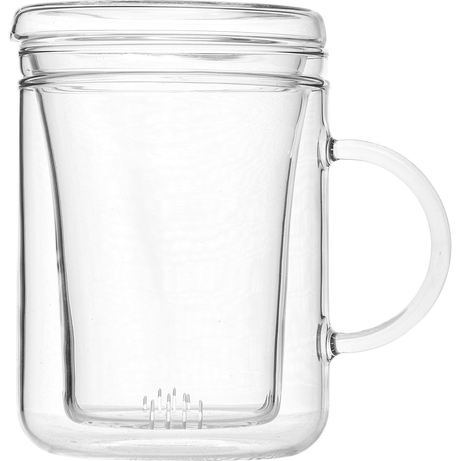 Чашка чайная Trendglas Цикло 410мл 115х81х122мм стекло прозрачный