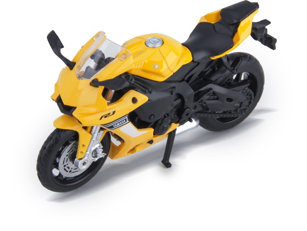

Мотоцикл металл коллекционный 1:18 YAMAHA YZF-R1 SCALE, 12 см желтый JB1251505, YAMAHA YZF-R1 SCALE