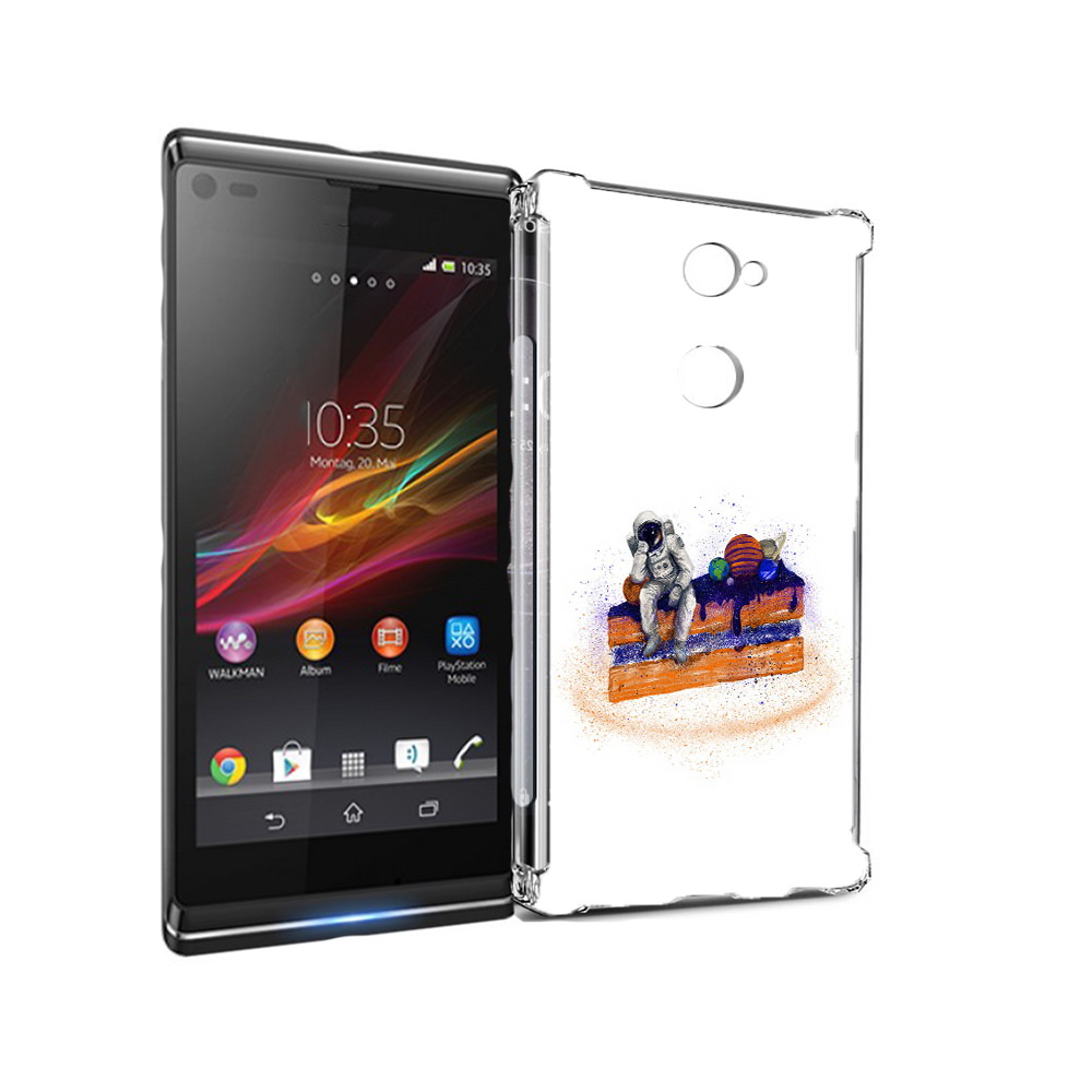 

Чехол MyPads Tocco для Sony Xperia L2 торт с планетами (PT99662.233.648), Прозрачный, Tocco